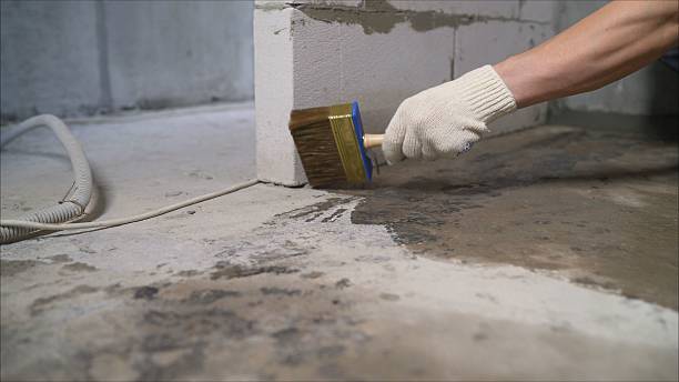 Crawl space vapor barrier installation in Hampton, MN